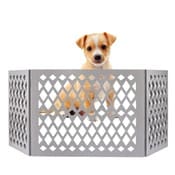 Wholesale - 47"L GREY WOOD DIAMOND DECOR PET GATE, UPC: 850014795603